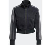 adidas originals adidas originals Black 3 Stripe Denim Track 100% Cotton Jacket