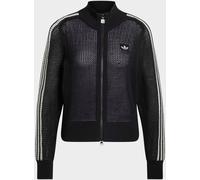 adidas originals adidas Originals Black Knitted Crochet Firebird Track Top