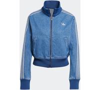 adidas originals adidas Originals Blue 3 Stripe Denim Track 100% Cotton Top