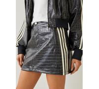 adidas originals adidas originals Pink Faux Leather Snake Print Skirt Pink EU 38 (UK 10)