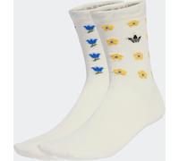adidas originals adidas Originals White Liberty Print Crew Socks