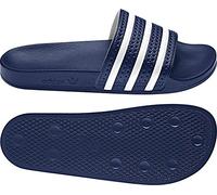 Adidas Originals Adilette Tongs pour homme, Homme, Mocassin de style conduite, ADILETTE, Bleu, blanc, bleu., 6.5 UK