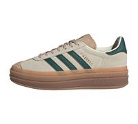 ADIDAS ORIGINALS Baskets basses 'Gazelle Bold' beige clair / or / vert foncé, Taille 38