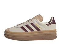 ADIDAS ORIGINALS Baskets basses 'Gazelle Bold' écru / or / aubergine, Taille 38,5-39