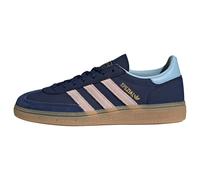 ADIDAS ORIGINALS Baskets basses 'Handball Spezial' beige / bleu clair / bleu foncé / or, Taille 38,5-39