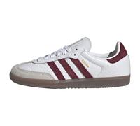 ADIDAS ORIGINALS Baskets basses 'Samba' greige / lie de vin / blanc, Taille 39-39,5