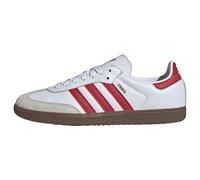 ADIDAS ORIGINALS Baskets basses 'Samba Manchester United' gris clair / rouge / blanc, Taille 40