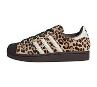 ADIDAS ORIGINALS Baskets basses 'Superstar II' ivoire / cappuccino / brun foncé / vert foncé, Taille 38,5
