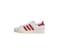 ADIDAS ORIGINALS Baskets basses 'Superstar II' rouge sang / blanc, Taille 40,5-41