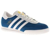 Adidas Originals Baskets Beckenbauer Cuir Lacets Bleu Bluebird Blanc UK
