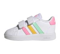 Adidas HP8917 Grand Court 2.0 CF I Sneaker Unisex FTWR White/Pulse Mint/Beam Pink EU 27