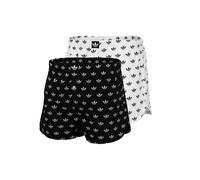 ADIDAS ORIGINALS Boxers ' Comfort Cotton Woven ' noir / blanc, Taille M