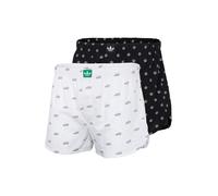 ADIDAS ORIGINALS Boxers 'Comfort Cotton Woven' noir / blanc, Taille XXL