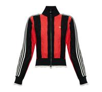 Adidas Originals - Cardigan avec Applique Logo - Femme - Pulls - Rouge - Taille: 36 FR