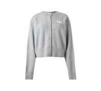 ADIDAS ORIGINALS Cardigan 'Essentials' gris chiné / blanc, Taille L