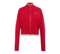 Adidas Firebird Femme - Vestes Zippees, Rouge - Taille M (38-40) - Toile de coton Red M (38-40)