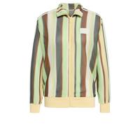 ADIDAS ORIGINALS Cardigan 'Firebird' marron / jaune clair / graphite / vert clair, Taille XS