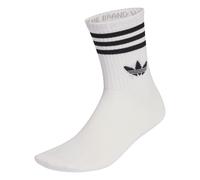 ADIDAS ORIGINALS Chaussettes '3-STRIPES CREW 10 PAIRS' noir / blanc, Taille 34-36