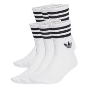 adidas Chaussettes 3-Stripes Crew Socks 6 Pairs in Blanc S