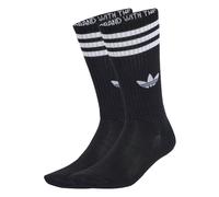 ADIDAS ORIGINALS Chaussettes '3-Stripes High Crew 3 Pairs' noir / blanc, Taille 34-36