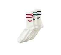 ADIDAS ORIGINALS Chaussettes bleu marine / vert foncé / rouge sang / blanc naturel, Taille 43-45