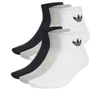 Adidas Mid Ankle 6 Pairs Unisexe - Chaussettes, Blanc - Taille 43-45 White 43-45