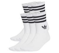 Adidas Chaussettes Crew 3 bandes 6 paires Blanc Taille L Homme