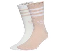 Chaussettes adidas 3-Stripes Glitter Crew Socks 2 Pairs Blush Pink/ White S