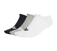 ADIDAS ORIGINALS Chaussettes 'Liner 3 Pairs' gris chiné / noir / blanc, Taille 43-45