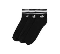 ADIDAS ORIGINALS Chaussettes 'Island Club Trefoil' noir / blanc, Taille 39-42