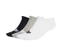 ADIDAS ORIGINALS Chaussettes 'Liner 3 Pairs' gris chiné / noir / blanc, Taille 43-45