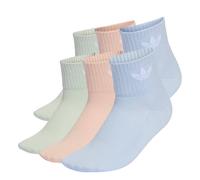 ADIDAS ORIGINALS Chaussettes 'Mid Ankle 6 Pairs' bleu pastel / menthe / rose, Taille 34-36