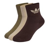 ADIDAS ORIGINALS Chaussettes 'MID ANKLE SOCK 3 PAIR PACK KIDS' marron, Taille 22-24