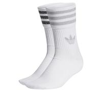 Chaussettes adidas Mid-Cut Glitter Crew Socks 2-Pack White/ Grey Two/ Black M