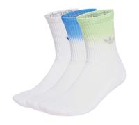 ADIDAS ORIGINALS Chaussettes 'Ombre Crew 3 Pairs' azur / gris clair / vert clair / blanc, Taille 46-48