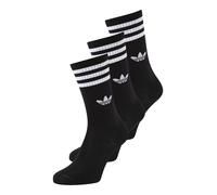 ADIDAS ORIGINALS Chaussettes 'Solid Crew' noir / blanc, Taille 29-31