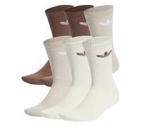 Adidas TREFOIL CUSHION CREW Socks (6 Pairs) men Socks brown|beige taille: L