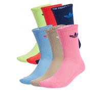 ADIDAS ORIGINALS Chaussettes 'Trefoil' bleu marine / bleu clair / brocart / vert clair / rose clair / rouge, Taille 40-42
