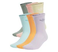 adidas Chaussettes Trefoil Cushion Crew Socks 6 Pairs in Multicolore L