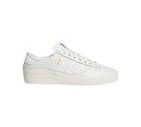 Adidas Originals - Chaussures de skate - Puig Indoor Off White/Footwear White/Blue Bird pour Homme en Cuir - Taille 9 UK - Blanc Blanc 9 UK