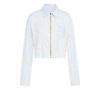 ADIDAS ORIGINALS Chemisier 'ESS' bleu clair / blanc, Taille 4XS