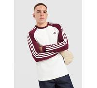 adidas Originals Colour Block Long Sleeve T-Shirt - Blanc L