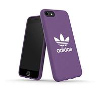 adidas Originals Coque moulée en Toile pour iPhone SE (2020) et iPhone 6/6S/7/8, Coque résistante aux Chutes, Bords surélevés, Violet Actif