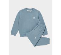 adidas Originals Ensemble de survêtement Trefoil Essential Crew Enfant - Bleu 3-4Y