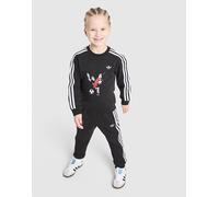 adidas Originals Ensemble de survêtement x Disney Goofy col rond Enfant - Noir 4-5Y