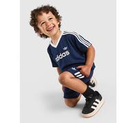 ENSEMBLE T-SHIRT ET SHORT FINES RAYURES SPRINTER Night Indigo 12-18M