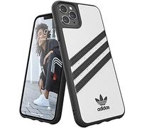 adidas Originals Étui de Protection en TPU moulé pour iPhone 11 Pro Max, Coque résistante aux Chutes, Bords surélevés, Blanc/Noir