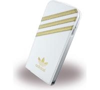 Adidas Originals - Étui pour Iphone - Blanc/Or - Basics Premium Flip Case - Étui pour iPhone 6/6s