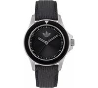 adidas Originals Montre Expression One AOFH23016 analogique Mixte Noir cuir 44 mm 5 bar