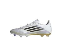 adidas Originals F50 League Firm/Multi Ground Baskets unisexes pour adulte, blanc, noir, doré métallisé, 48 EU